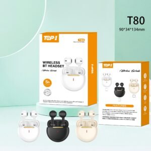 T80 Bluetooth V5.0 Wireless Earphones