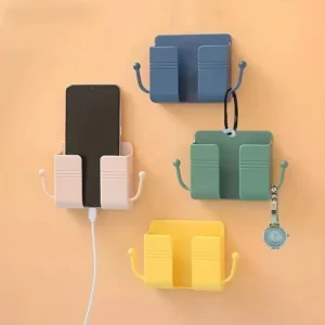 The Ultimate Self-Adhesive Wall Mount Phone Holder: A Set of 4 Functional Pieces